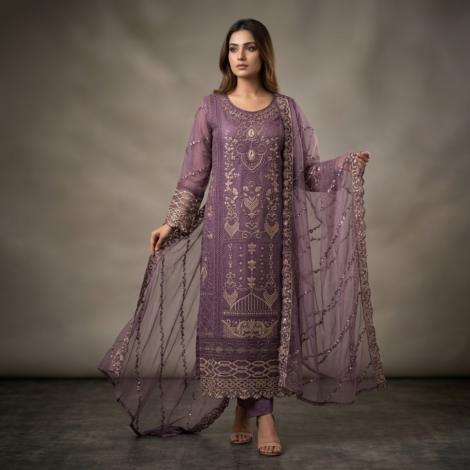 164. Organja Siquence Work, Unctitched EMB 03 Pcs, Lemmon